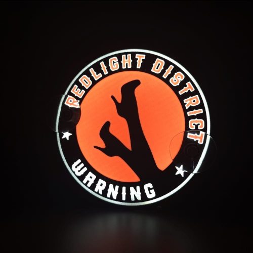 LED saroktábla - Piroslámpás negyed