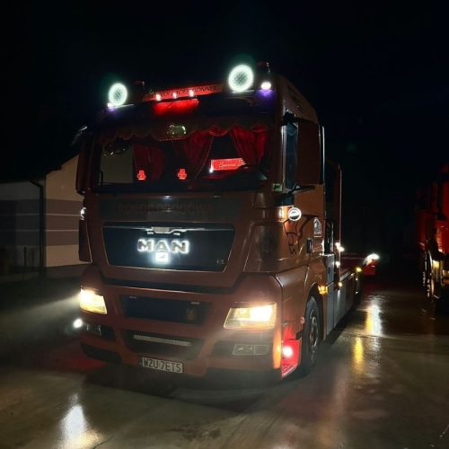 man logo led