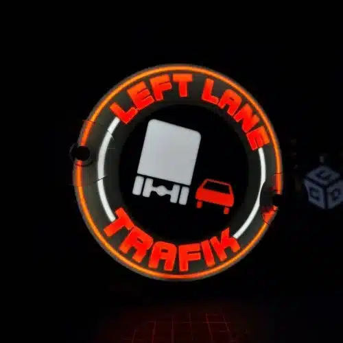 Verkeer op de linkerrijstrook