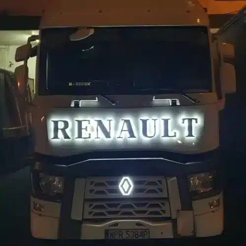 Scritta a LED Renault