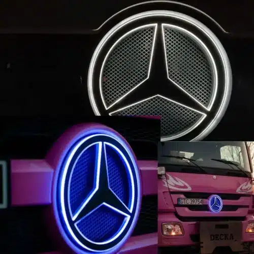 Logo Mercedes illuminato