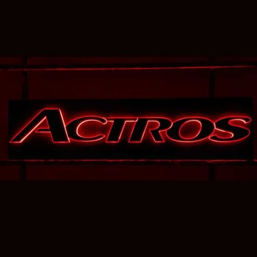podświetlany napis actros
