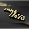 panneau d'angle de faux taxi