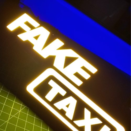 Panneau d'angle à LED