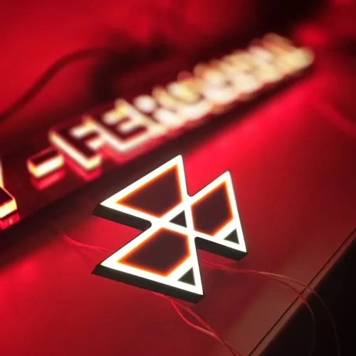 Logo Massey Ferguson illuminé