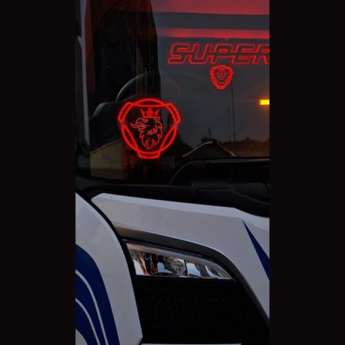 tabliczka narożnikowa scania