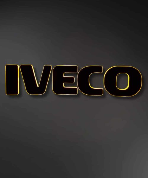 inscription lumineuse iveco