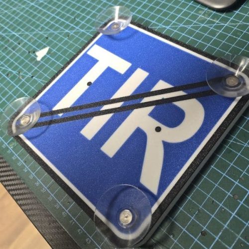 Tabliczka narożnikowa LED - Tablica narożna TIR