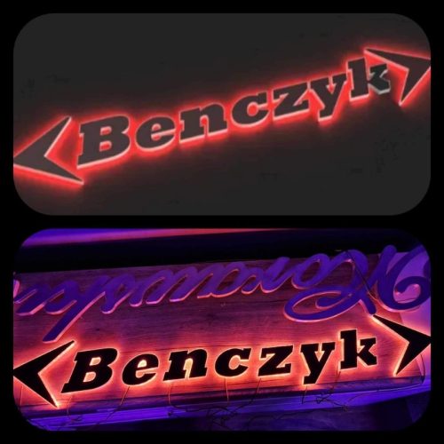 Emblèmes LED, logos éclairés