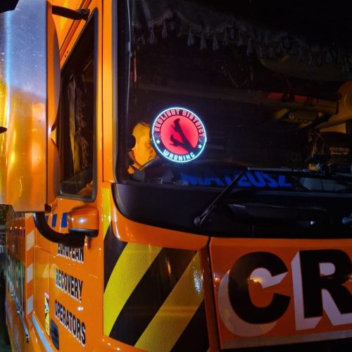 LED saroktábla - Piroslámpás negyed