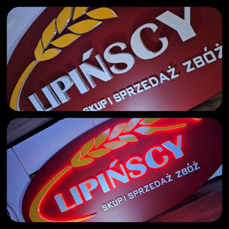 Emblèmes LED, logos éclairés