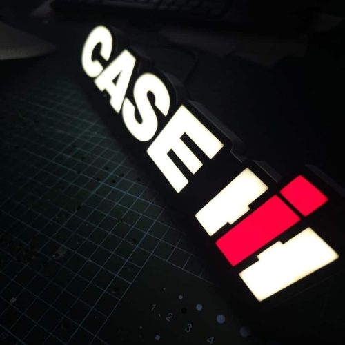 boîtier LED avec logo IH