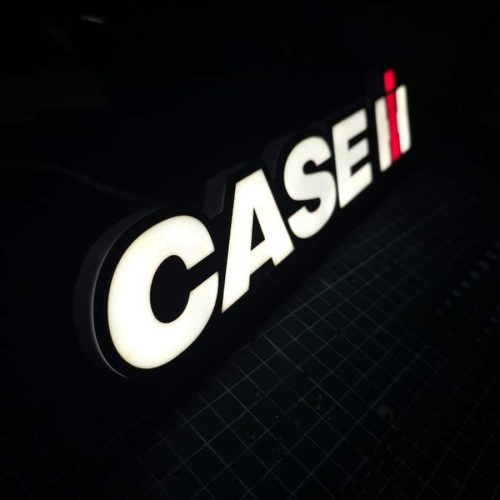 boîtier LED avec logo IH