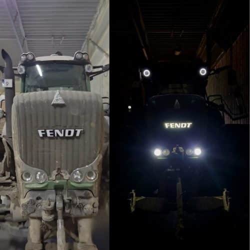 emblème du logo LED Fendt