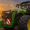 logo LED John Deere 8R