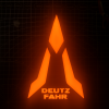 Logo Deutz Fahr LED orange